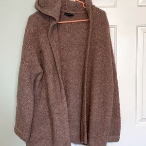 AE hooded cardigan